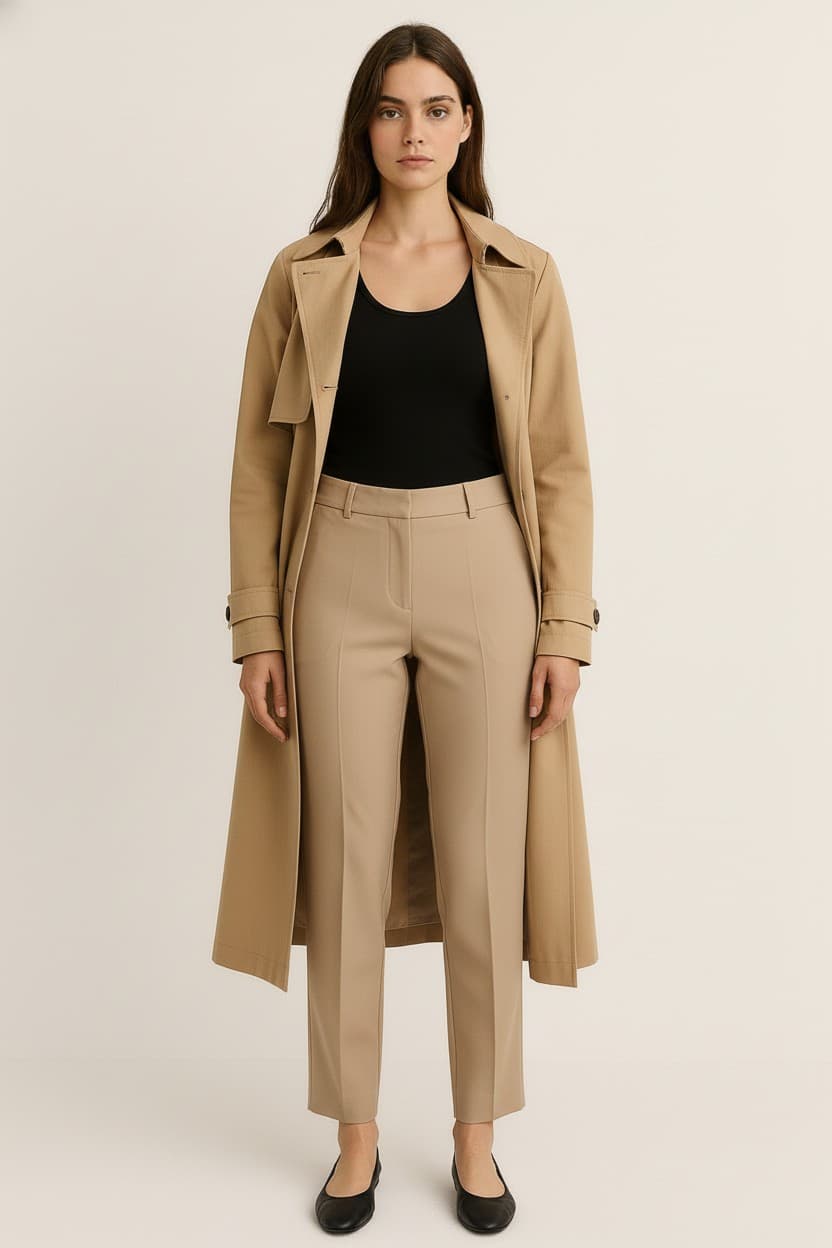 Outfit comparison after